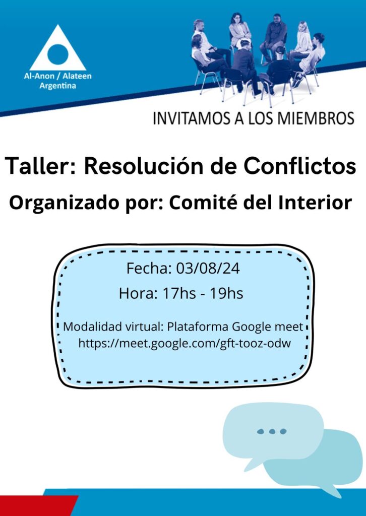 Taller de resolución de conflictos